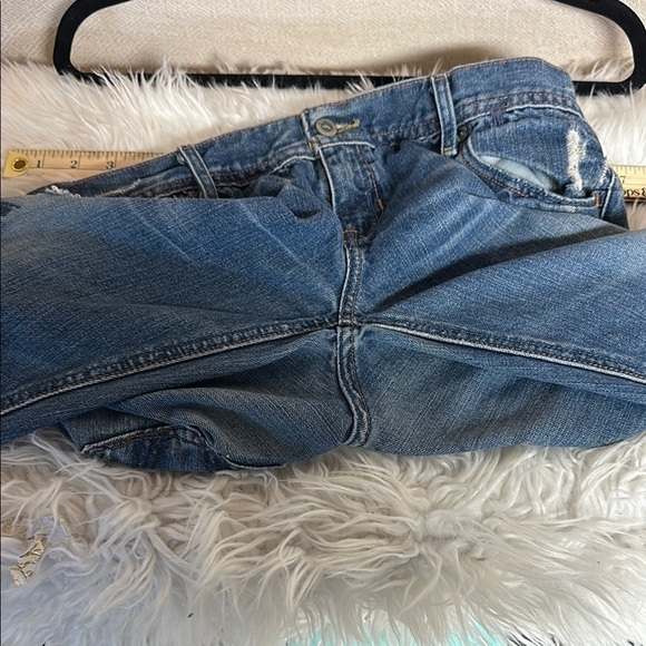 Hollister Blue Straight Leg Jeans with Vintage Appeal - Picture 11 of 11